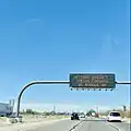 In Arizona in den USA erinnert ein Schild an das Umstellen.