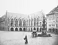 Dieses Foto ist über 150 Jahre alt und zeigt das Altstadtrathaus.
