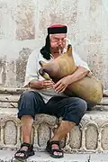 Ein Gajda-Spieler in Kroatien