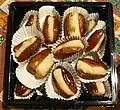 Datteln, gefüllt mit Marzipan