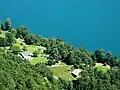 Die Rütliwiese liegt am Ufer des Vierwaldstättersees.