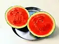 Aufgeschnittene Wassermelone