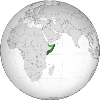 Somalia in Africa (orthographic projection).svg