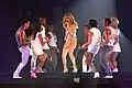 Bei einer Show in New York im Jahr 2008