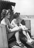 An der Ostsee im Jahr 1954