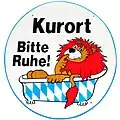 In einem Kurort soll man keinen Lärm machen.