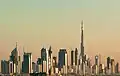 Den Horizont einer Großstadt wie Dubai nennt man oft auch Skyline.