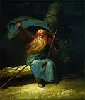 Etwa 20 Jahre nach dem ersten Ossian-Werk malte jemand dieses Bild: Ossians Schwanengesang.