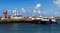 Ein Helgoländer Hafen