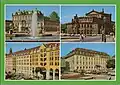 Eine typische Karte über eine Stadt, hier Dresden im Jahr 1990
