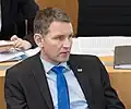 Björn Höcke ist Vorsitzender der AfD im Thüringer Landtag und Gründer der rechten Gruppe „Der Flügel“.