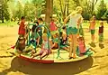 Auf einem Spielplatz in den USA