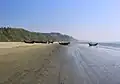 Strand am Golf von Bengalen, der größten Bucht der Welt