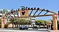 Der Eingang der Walt Disney Studies, in denen Filme hergestellt werden