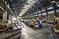 Die Kusnetschny-Markthalle in der Nähe der Wladimirkathedrale