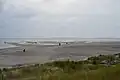 Von Nieblum auf Föhr aus kann man die Insel Amrum sehen.