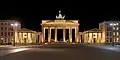Das Brandenburger Tor nachts