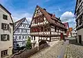 Ein Fachwerkhaus in Herrenberg im Landkreis Böblingen