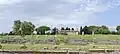 Die Ruinen eines Tempels für Athene, in Paestum in Italien