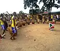 Eine Trommelgruppe in Burundi