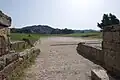 Überreste des Stadions in Olympia