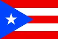 Die Flagge von Puerto Rico