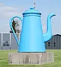 Das ist die größte Kaffeekanne.