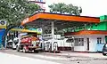 Tankstelle in Rangpo in Indien