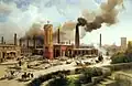 Damals veränderte sich Europa durch die Industrielle Revolution.