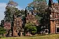 Angkor Thom war eine Hauptstadt der Khmer vor Jahrhunderten.