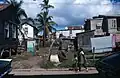 Kinder in einem armen Stadtteil von Belize-City