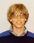 So sah Bill Gates im Jahr 1977 aus.