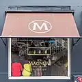 Ein Café der Eiscrememarke Magnum.