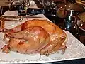 Gebratener Truthahn gehört meist zum amerikanischen Thanksgiving dazu.