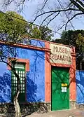 Das Museum Frida Kahlo in Coyoacan in Mexiko. In diesem Haus wohnte sie lange Zeit bis zu ihrem Tod.