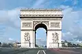 Der Triumphbogen in Paris aus der Stilrichtung „Empire“