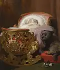 Ein Baby schläft in der Wiege: Das Gemälde aus dem Jahr 1843 zeigt eine Tochter von Königin Victoria.