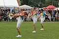 Auf einer Weltmeisterschaft in Karlsruhe: Beim Freestyle ist eine Menge erlaubt.