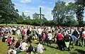 Am Mittsommer-Fest in Schweden