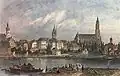 Ein Gemälde von Straubing um das Jahr 1840
