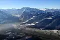 Das Dorf Niederurnen in der Linthebene