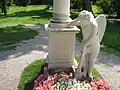 Das Grab von Mozart auf dem Sankt Marxer Friedhof in Wien