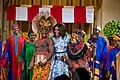 Die Spieler von „König der Löwen“ mit Michelle Obama