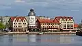 Am Hafen wurde ein Fischerdorf mit einem Leuchtturm nachgebaut.