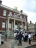 Eine Einbürgerungsfeier in den USA