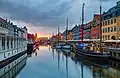 Nyhavn-Kanal in der Altstadt von Kopenhagen