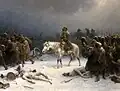 Beim Rückzug aus Moskau