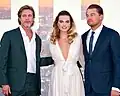 Zusammen mit Brad Pitt und der Australierin Margot Robbie