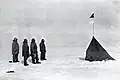 Amundsen mit seinen Leuten am Südpol, 14. Dezember 1911