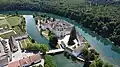 Das ehemalige Kloster auf der Insel Rheinau